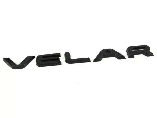 Land Rover VELAR skilt til Range Rover Velar modellen - Sort - Gloss Black